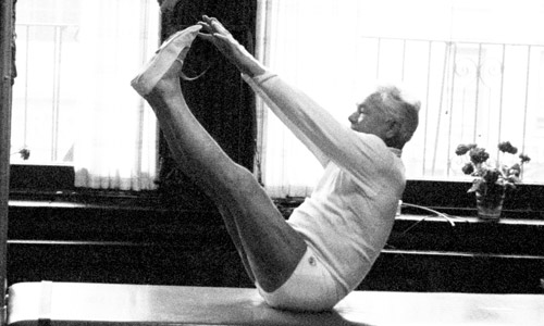picture of Joseph Pilates stretching